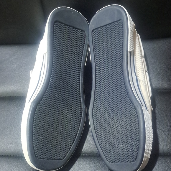 White Canvas Boat Shoes - Picture 3 of 7